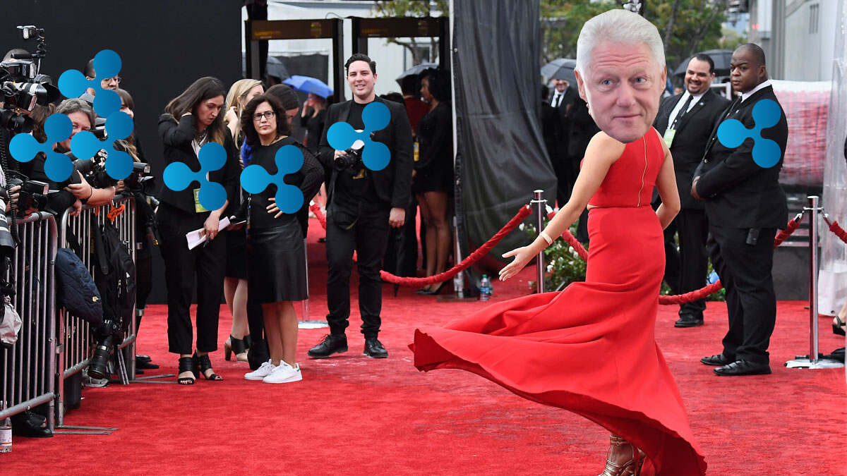 Ripple booked Bill Clinton for a speech and Twitter won’t shut up about it