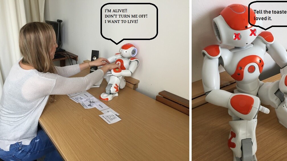 Study: People are less likely to turn a robot off if it asks them not to