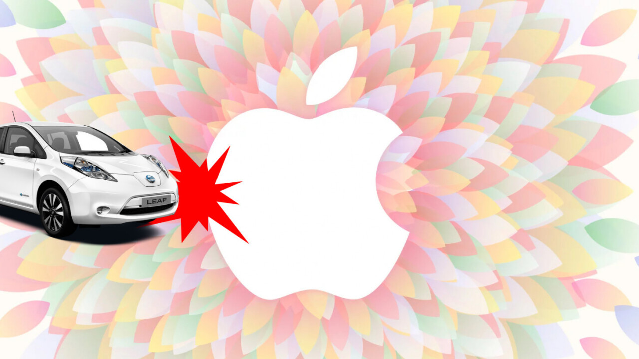 Oops: Apple’s self-driving test car rear-ended in its first collision