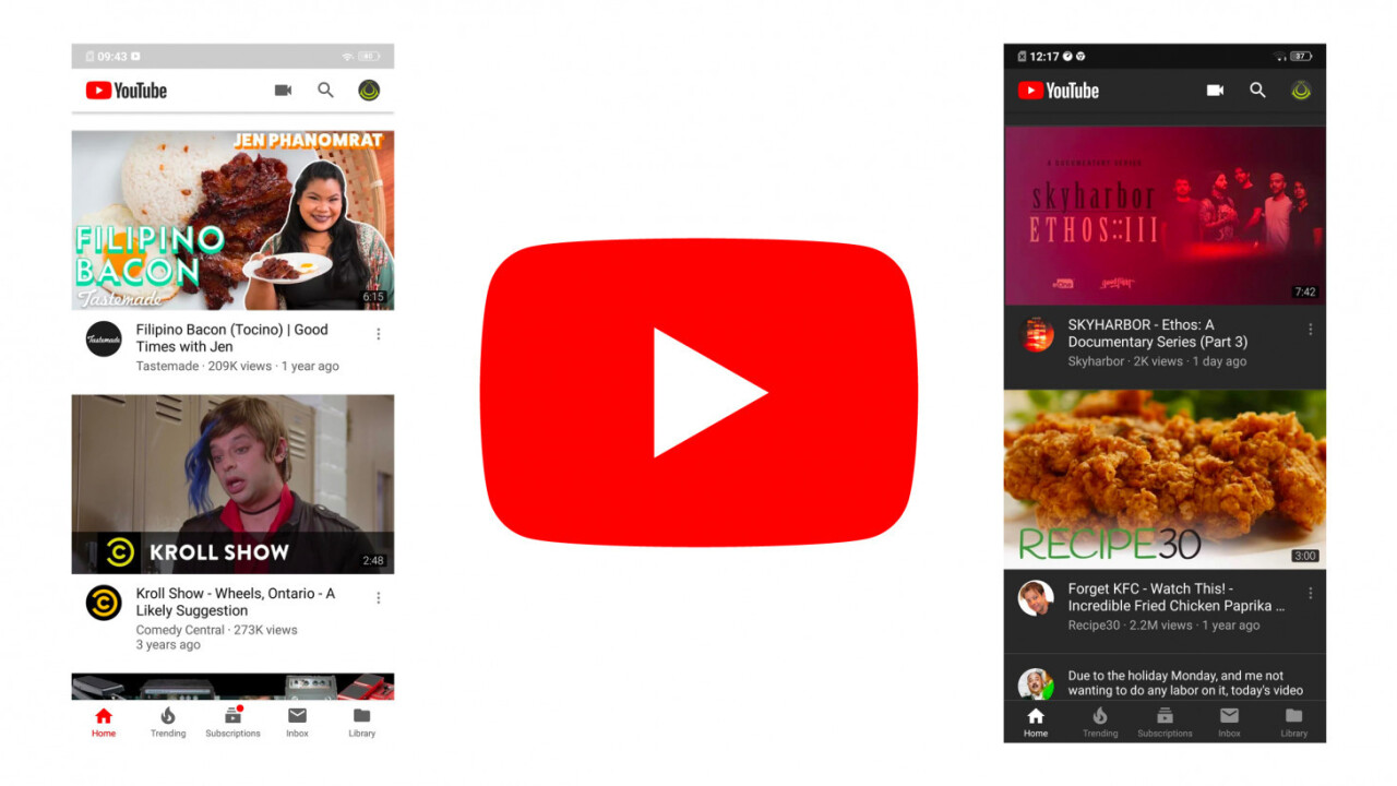 YouTube’s Dark theme is rolling out to Android now – here’s how to get it