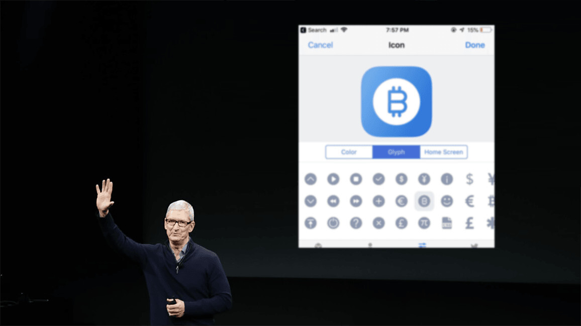 Apple introduces a glorious Bitcoin glyph in iOS 12