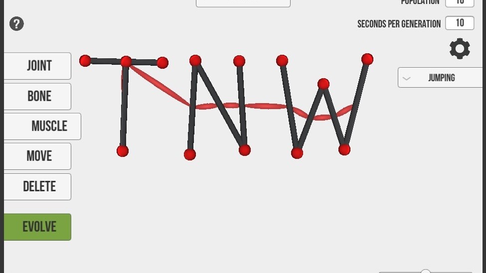This neural network lets you build and evolve little AI creatures