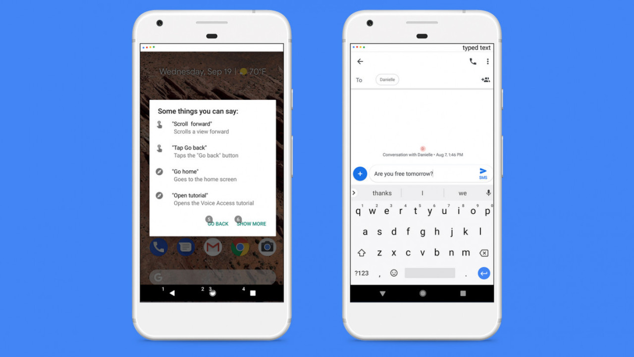 Google’s new Voice Access app lets you use Android hands-free