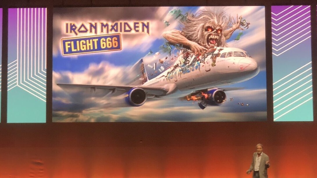 Iron Maiden’s Bruce Dickinson steals the show with an inspirational keynote