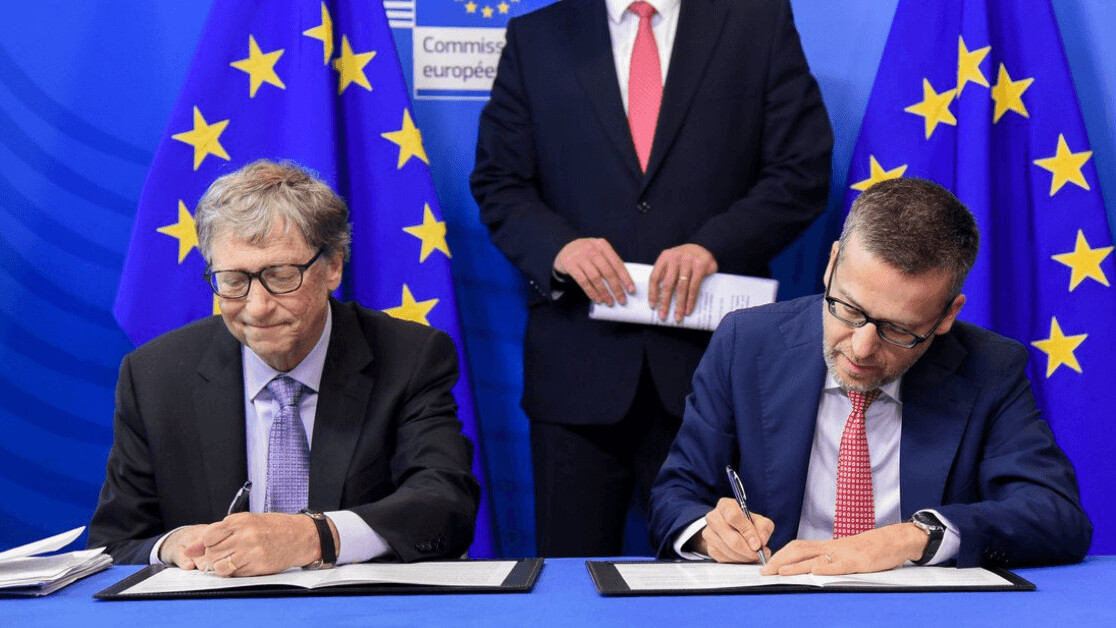 Bill Gates and the EU announce a €100M investment fund to combat climate change