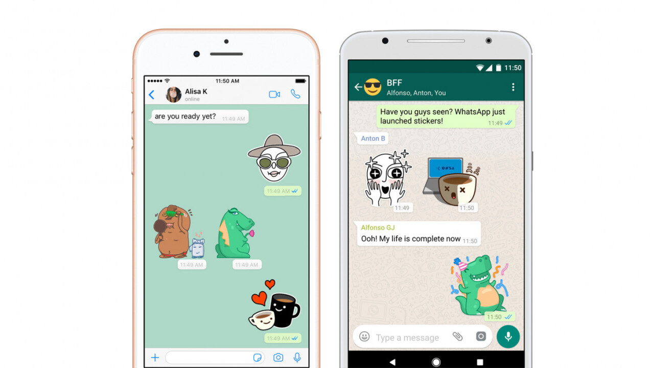 WhatsApp introduces stickers at last