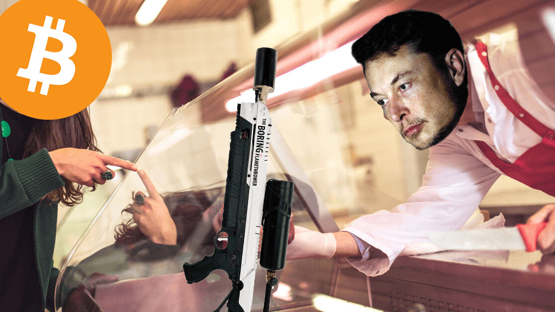 UPDATE: You (cannot) now buy Elon Musk’s ‘Not A Flamethrower’ with Bitcoin