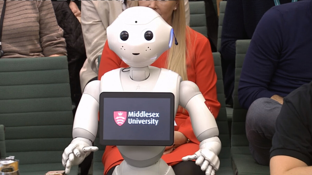 UK puts on misleading robot puppet-show in Parliament