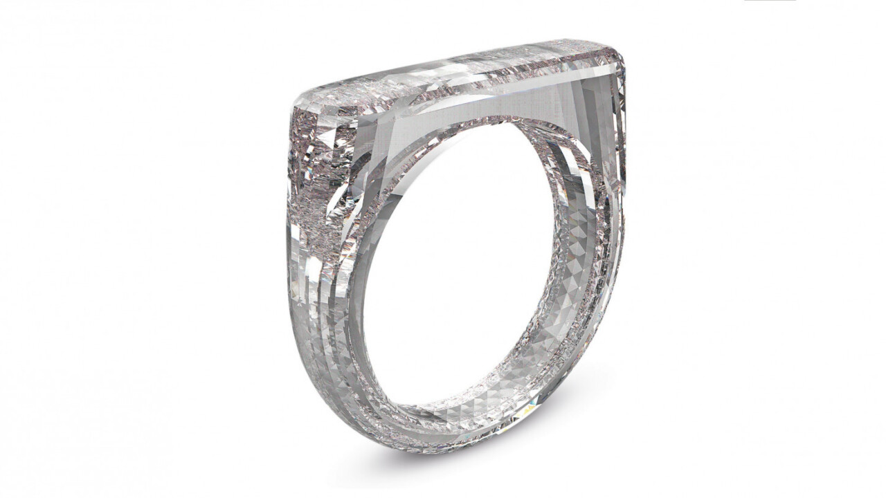 Apple’s Jony Ive designed a diamond ring that’s literally all diamond