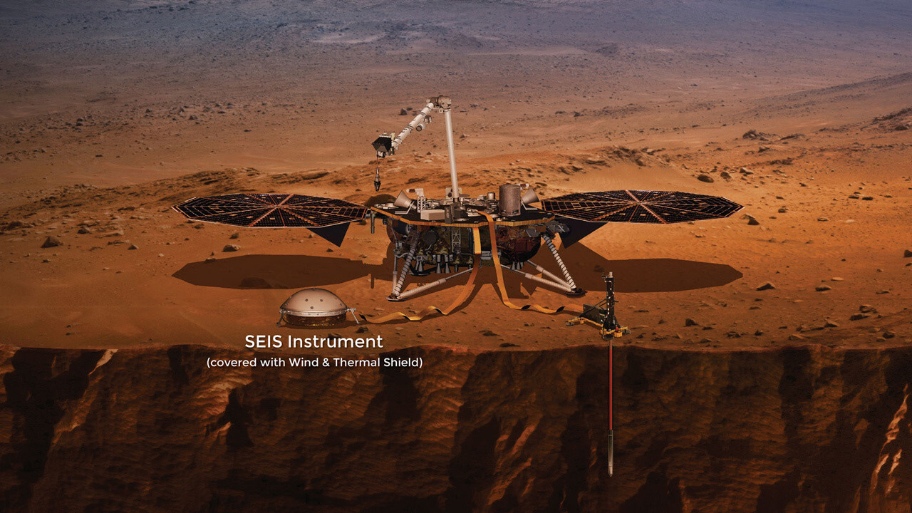 NASA’s InSight probe successfully lands on Mars and deploys solar panels