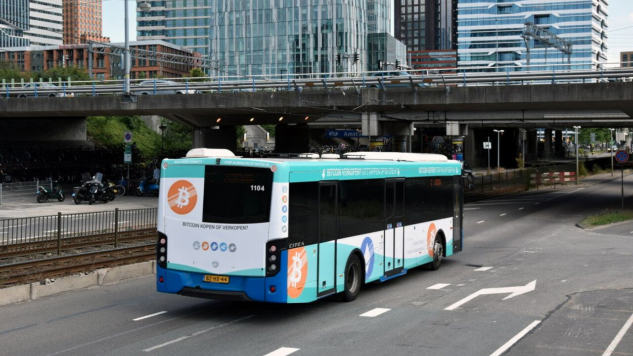 This exchange turned a bus into a Bitcoin ad to bypass Google’s crypto-ban