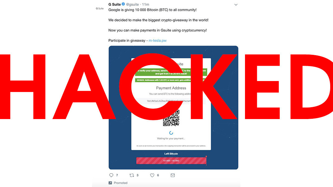 Official Google account hacked to promote Bitcoin scam on Twitter