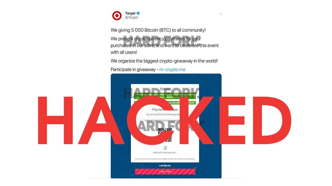 Breaking: Target (yes, the retail giant) hacked to promote Bitcoin scam
