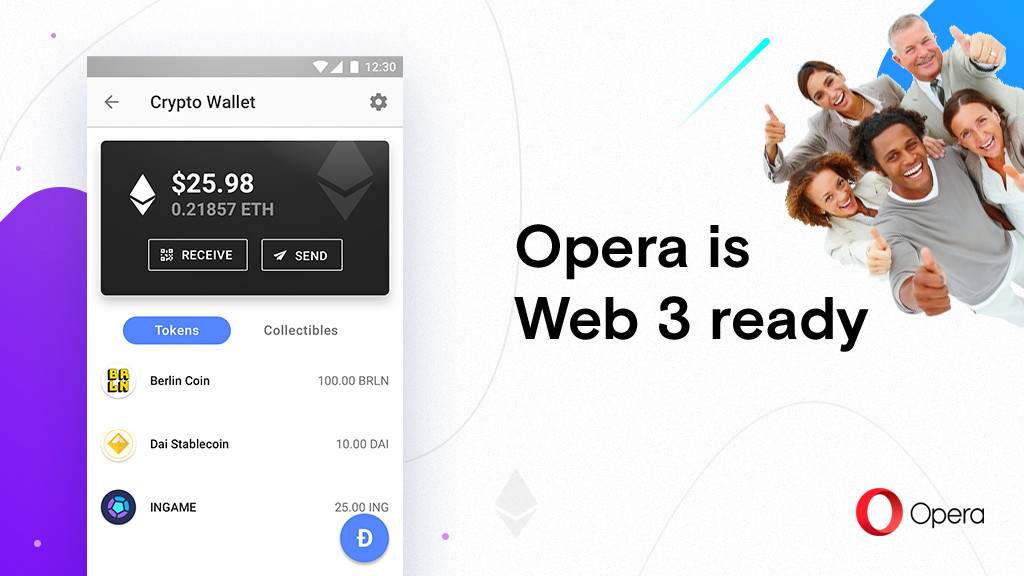 Opera launches its cryptocurrency-oriented browser for the decentralized web