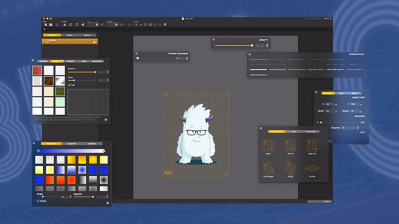 For $10, Biff 2 for Mac will help you use and create vector graphics