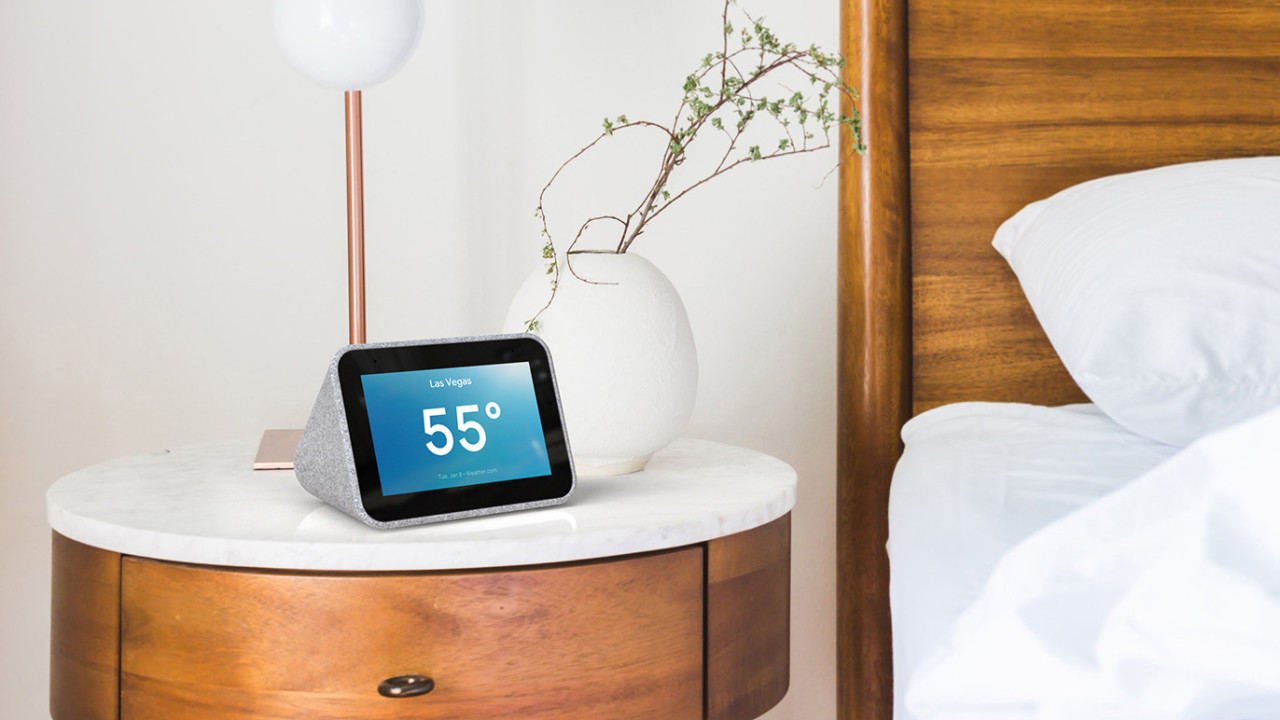 Lenovo crammed Google Assistant smarts into this adorable alarm clock