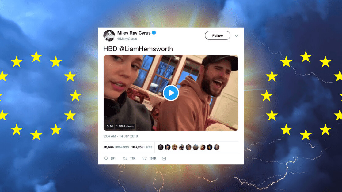 What Miley Cyrus’ birthday tweet to her hubby has to do with EU’s upcoming Copyright Reform