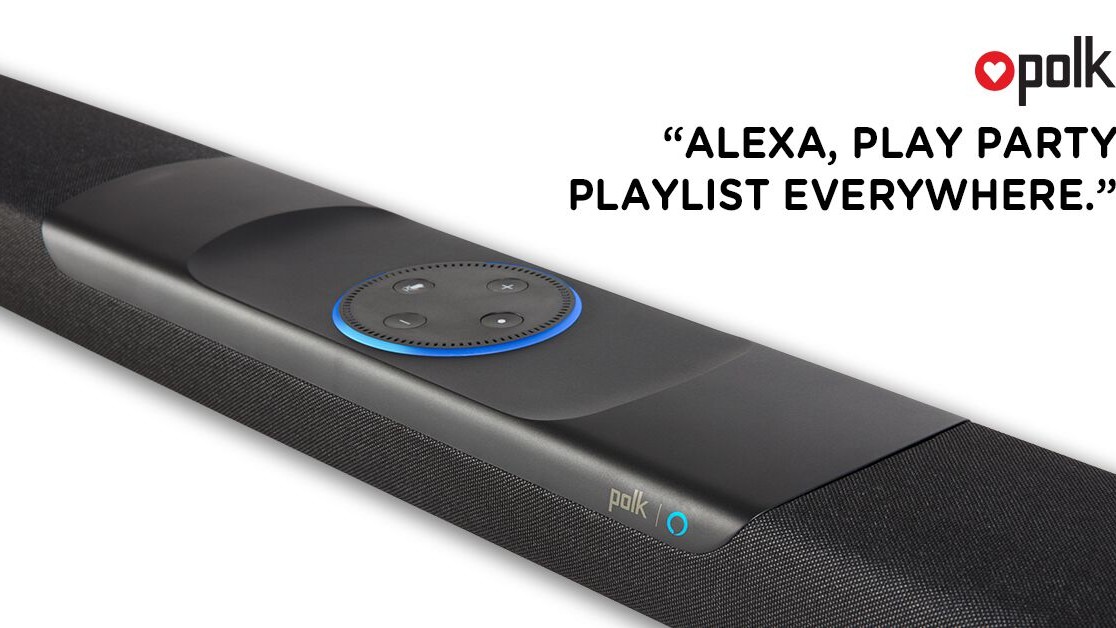 Polk’s Alexa-enabled soundbar now supports multi-room music