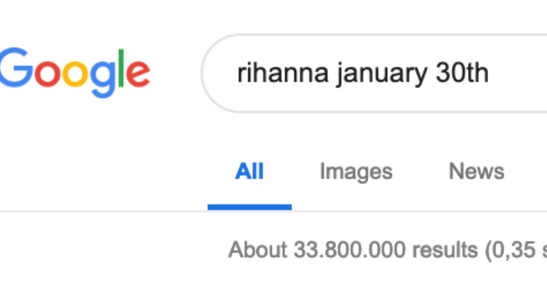 Something magical happens if you google Rihanna and your birthday