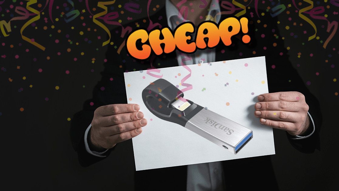CHEAP: This 256GB (!) iPhone-compatible flash drive is now under $80