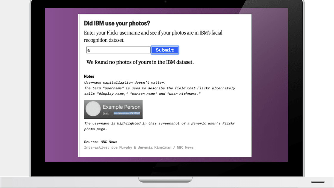 NBC’s tool will tell you if IBM’s used your photos to train its AI