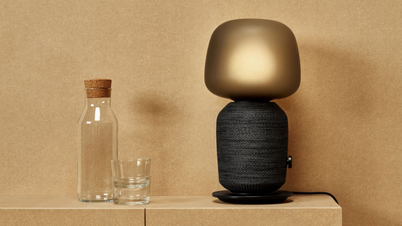 Ikea’s new smart speaker looks like a HomePod crossed with a lamp