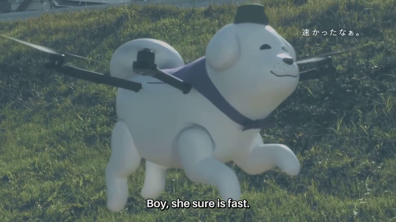 This Japanese town’s mascot is a mechanical doggy drone