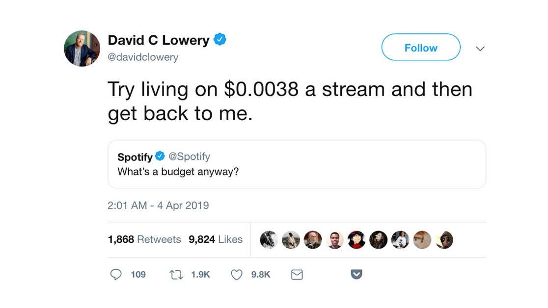 Spotify ad draws criticism over how it (under)pays musicians