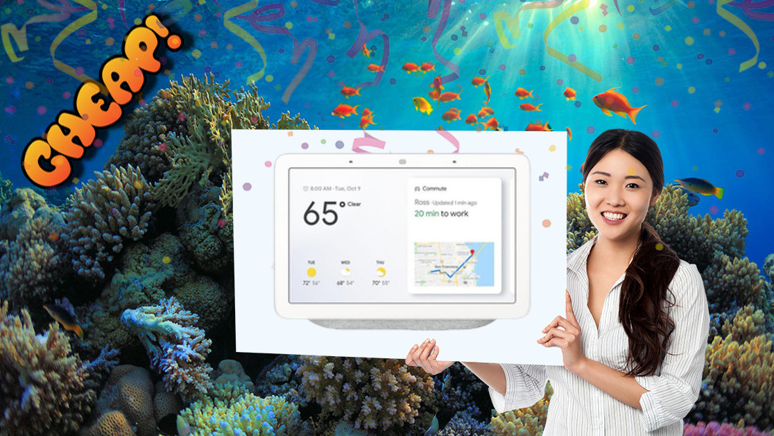 CHEAP: Smarten up your house with a Google Home Hub for just $87 (down from $149)