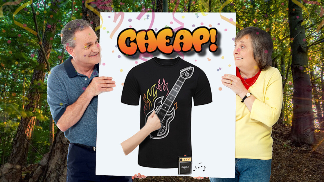 CHEAP: No way, this guitar shirt YOU CAN ACTUALLY PLAY is 68% off!