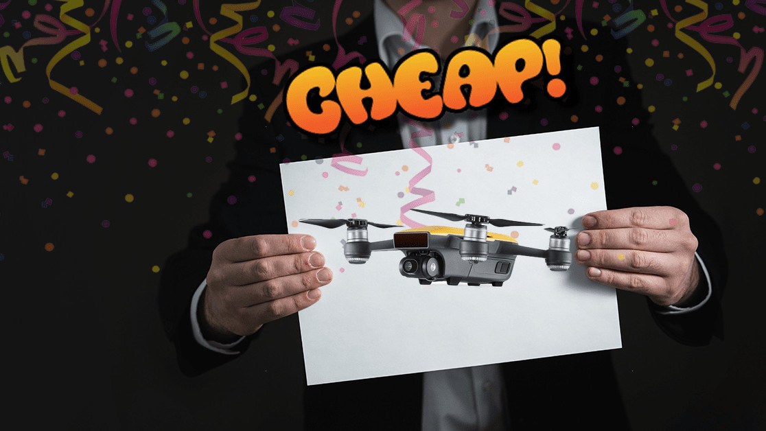 CHEAP: A bird? A plane? NO — it’s 56% off a DJI Spark Drone