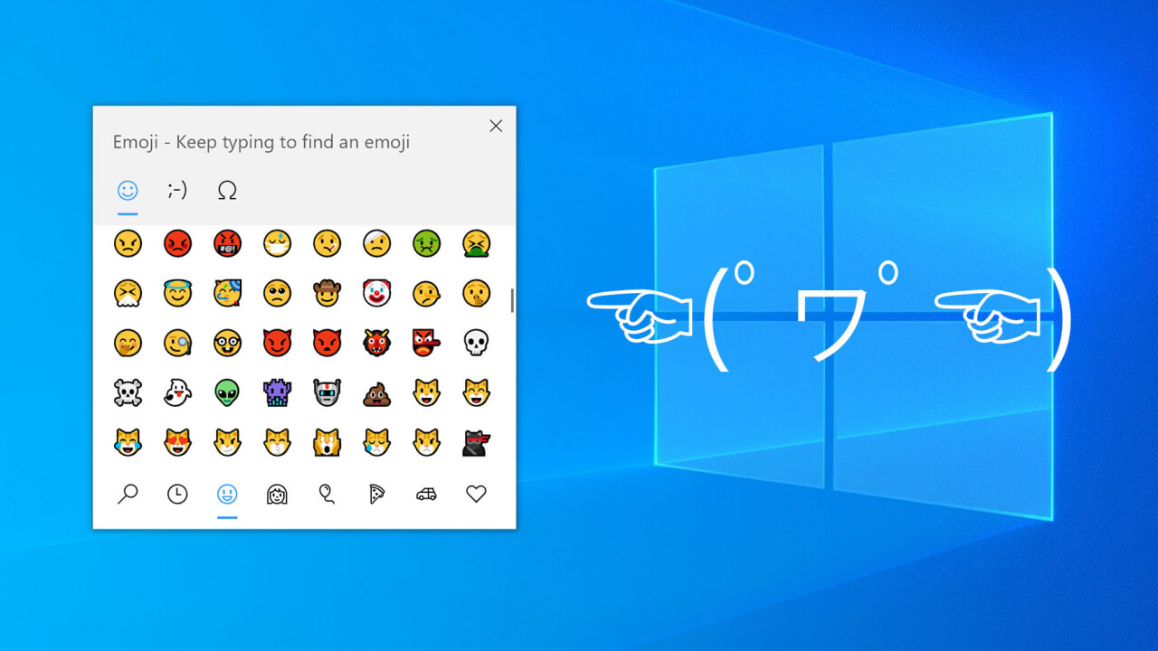 How to easily type emoji, emoticons, and symbols in Windows 10