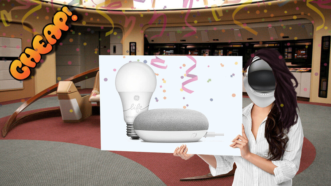CHEAP: Pretend you live on a spaceship with this Google Smart Light Starter Kit for $35