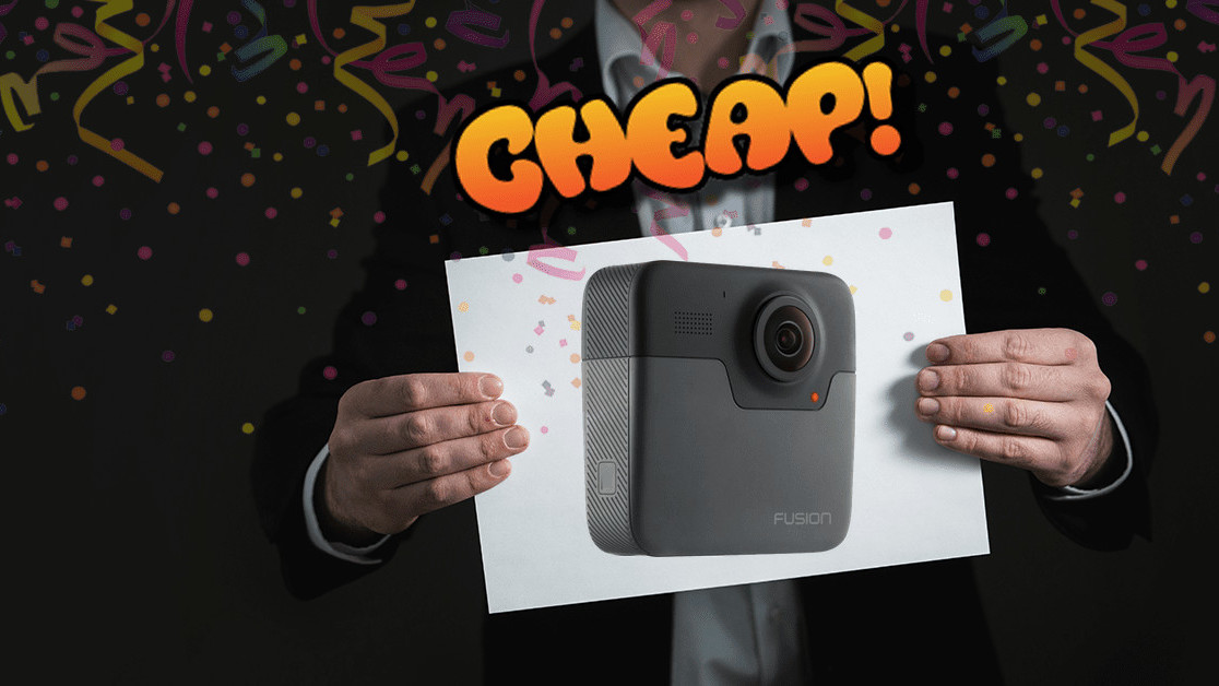 CHEAP: Tell 360 degree tales of your adventures with $300 off GoPro Fusion