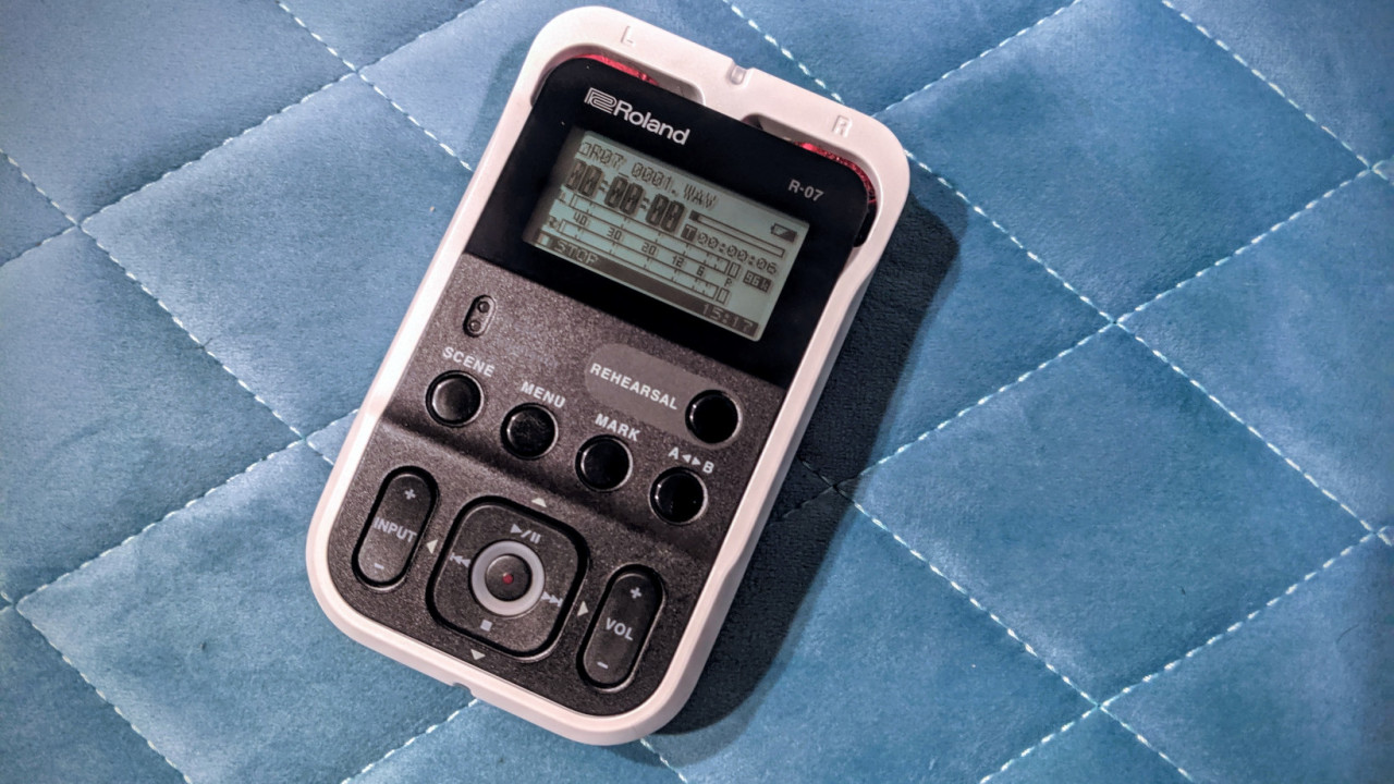 The Roland R-07 is a versatile portable recorder with handy Bluetooth skills