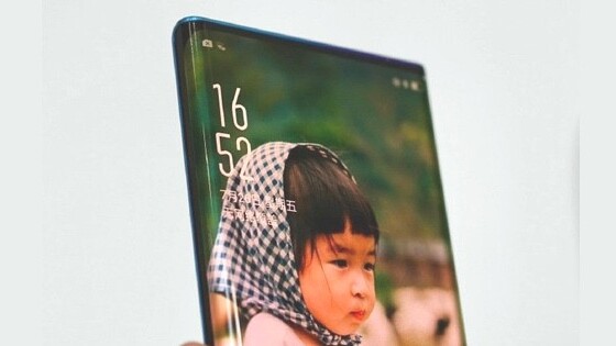 Oppo’s new ‘Waterfall’ phone display extends nearly all around the sides