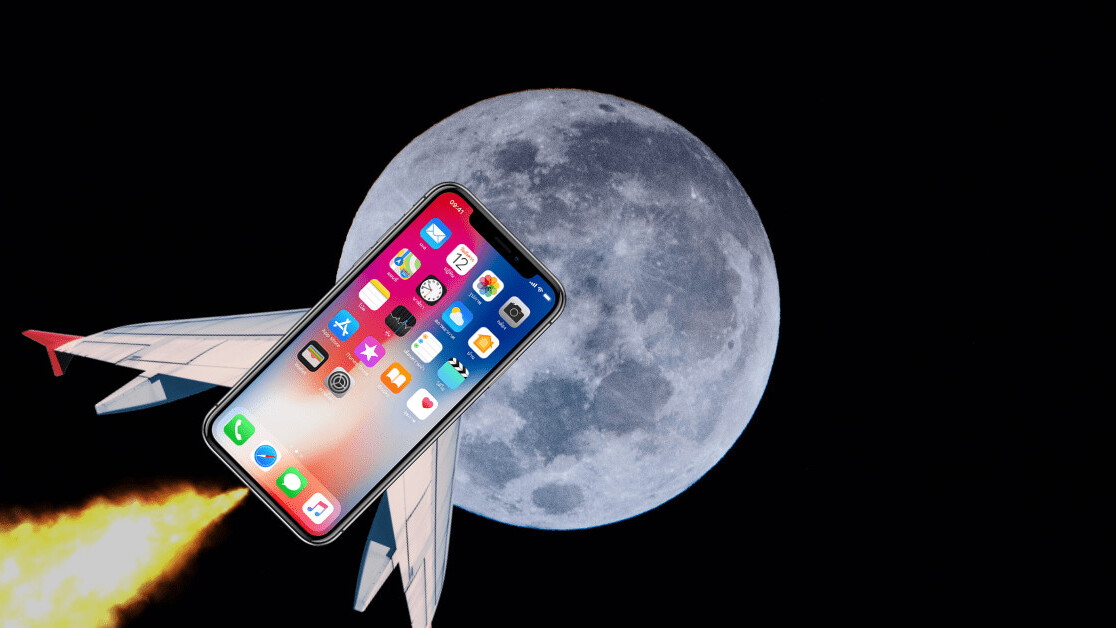 Would your mobile phone be powerful enough to get you to the moon?