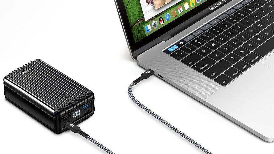 Charge your laptop and smartphone at the same time with the SuperTank