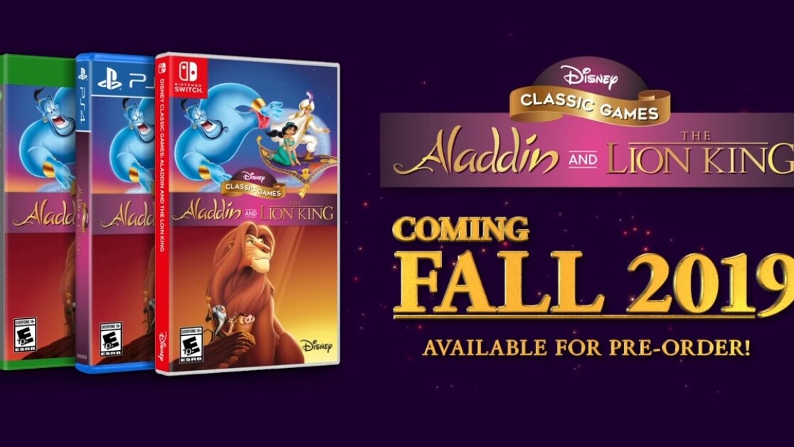 Disney to drop Aladdin & Lion King games — because live-action remakes just aren’t enough