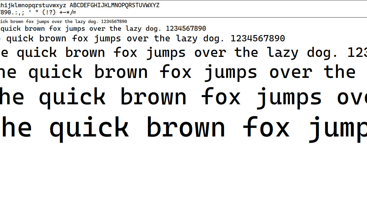 Microsoft’s new font for devs is very aesthetically pleasing (and free)