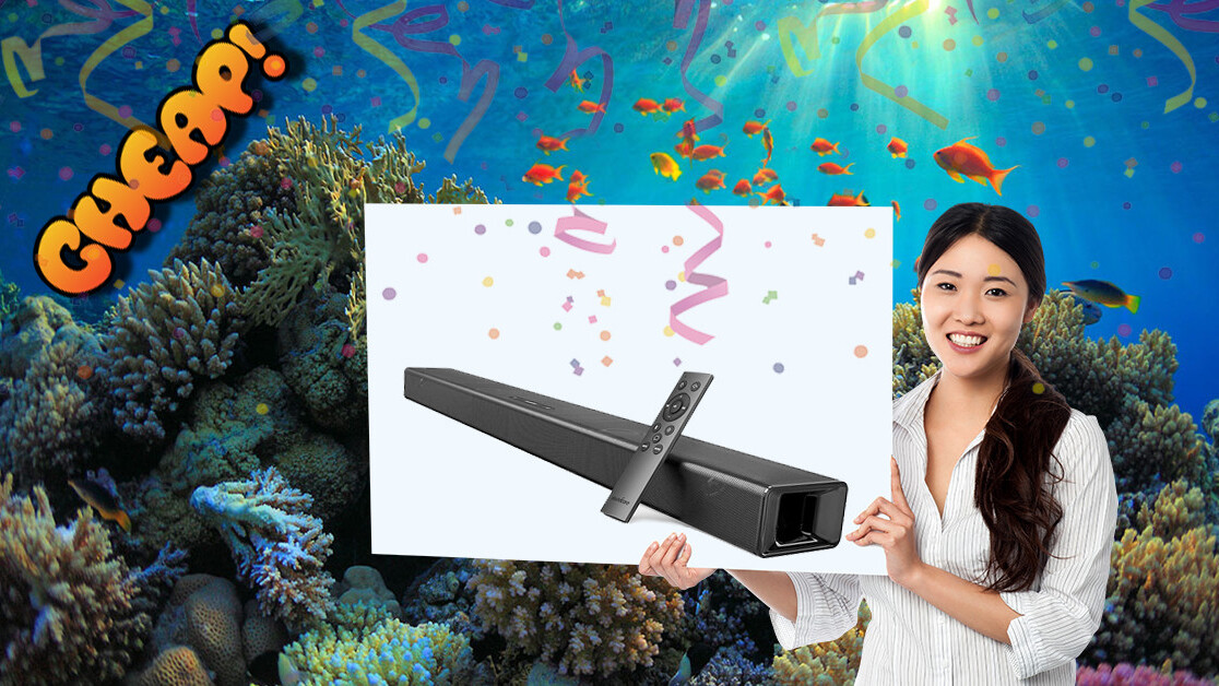 CHEAP: Watch your shitty reality TV on full blast with $42 off Anker’s Soundcore Infini soundbar