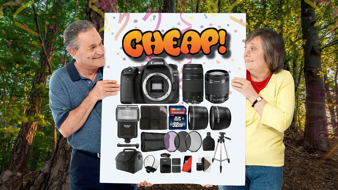 CHEAP: Holy snap! Here’s 64% off the Canon 80D megakit