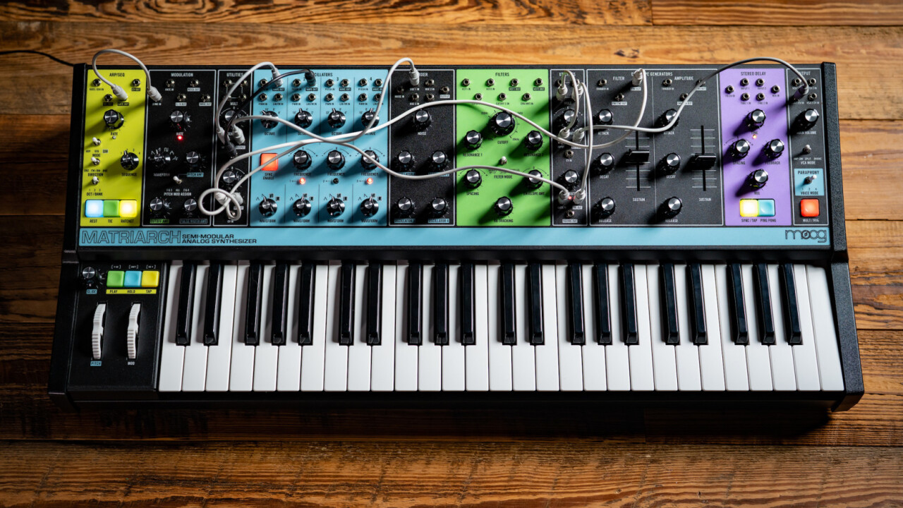 Moog’s retro Matriarch analog synth is now shipping