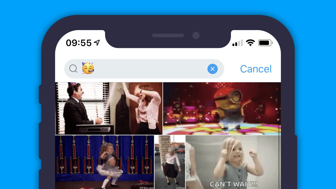 PSA: You can use emoji to easily find the right GIF to use on Twitter, WhatsApp, and more