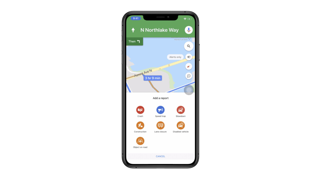 Google Maps just made it easier to report traffic incidents