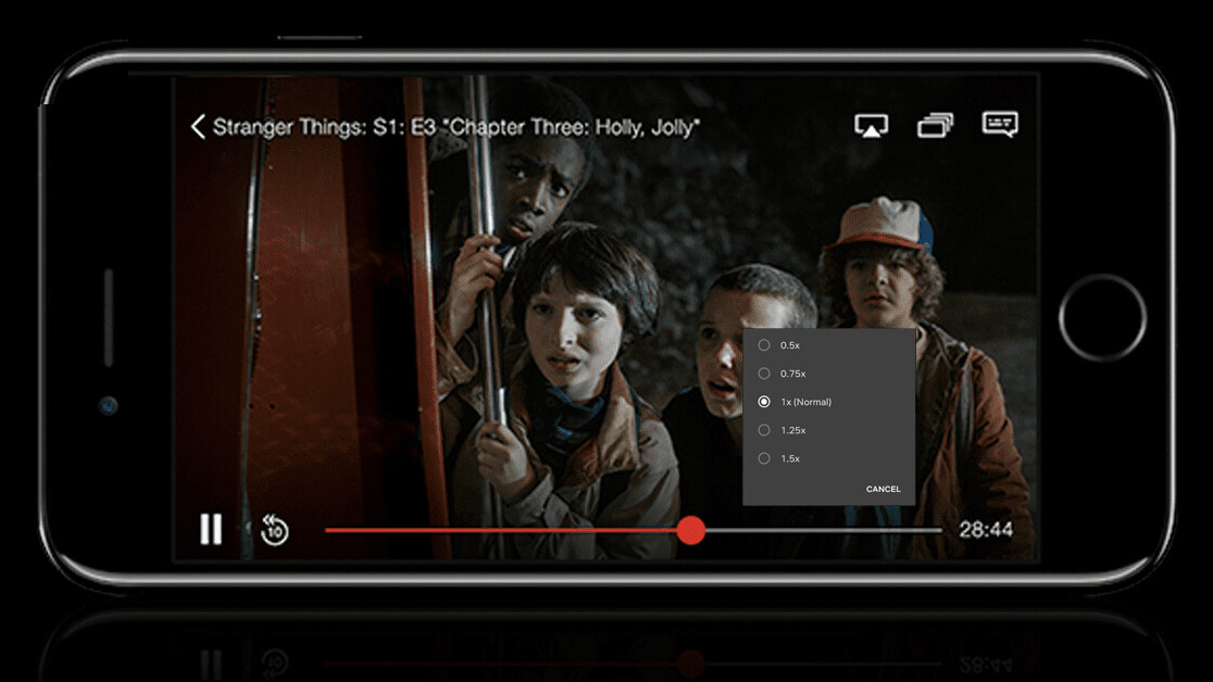 Netflix is testing a feature that lets you speed up boring episodes