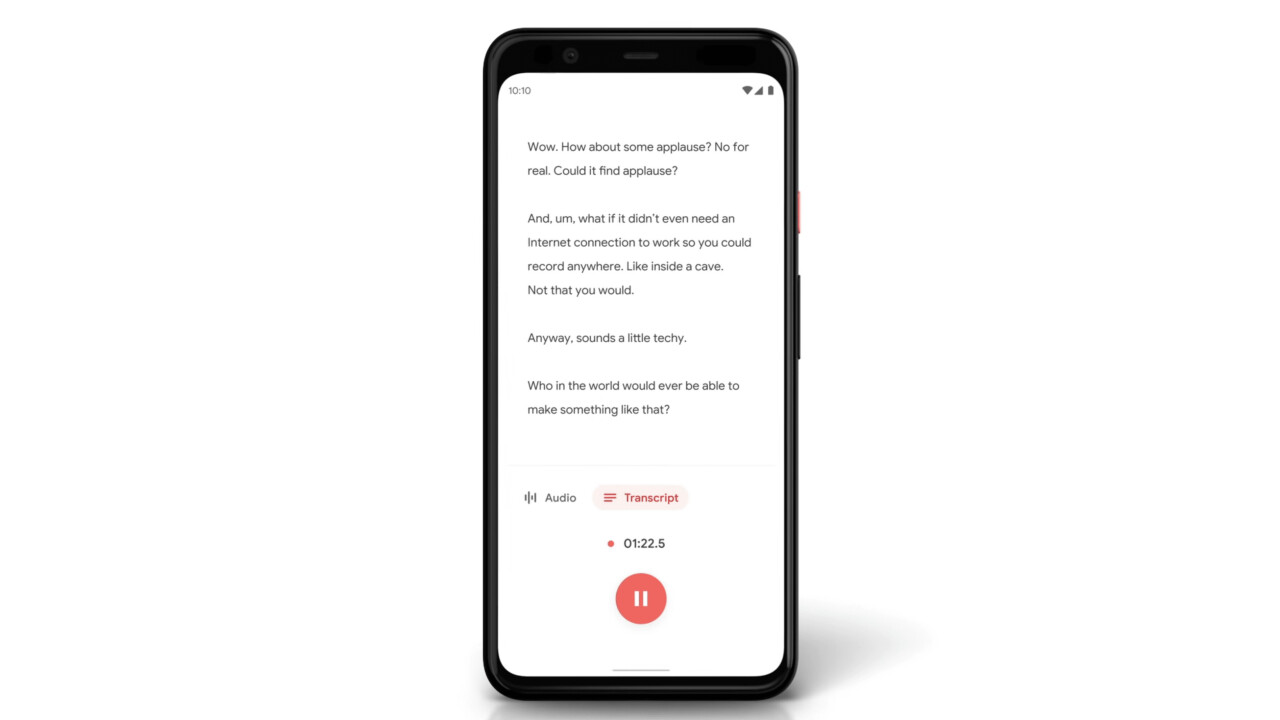 Google brings the Pixel 4’s amazing voice recorder app to older Pixels