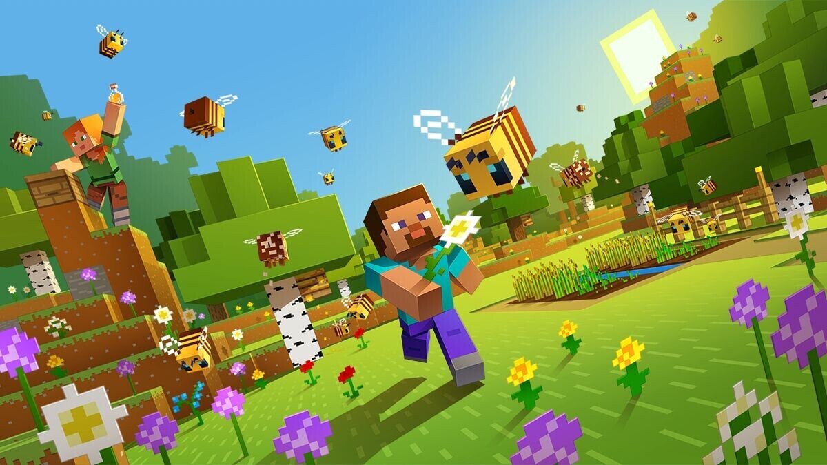 More Realistic Bee Minecraft Mob Skin
