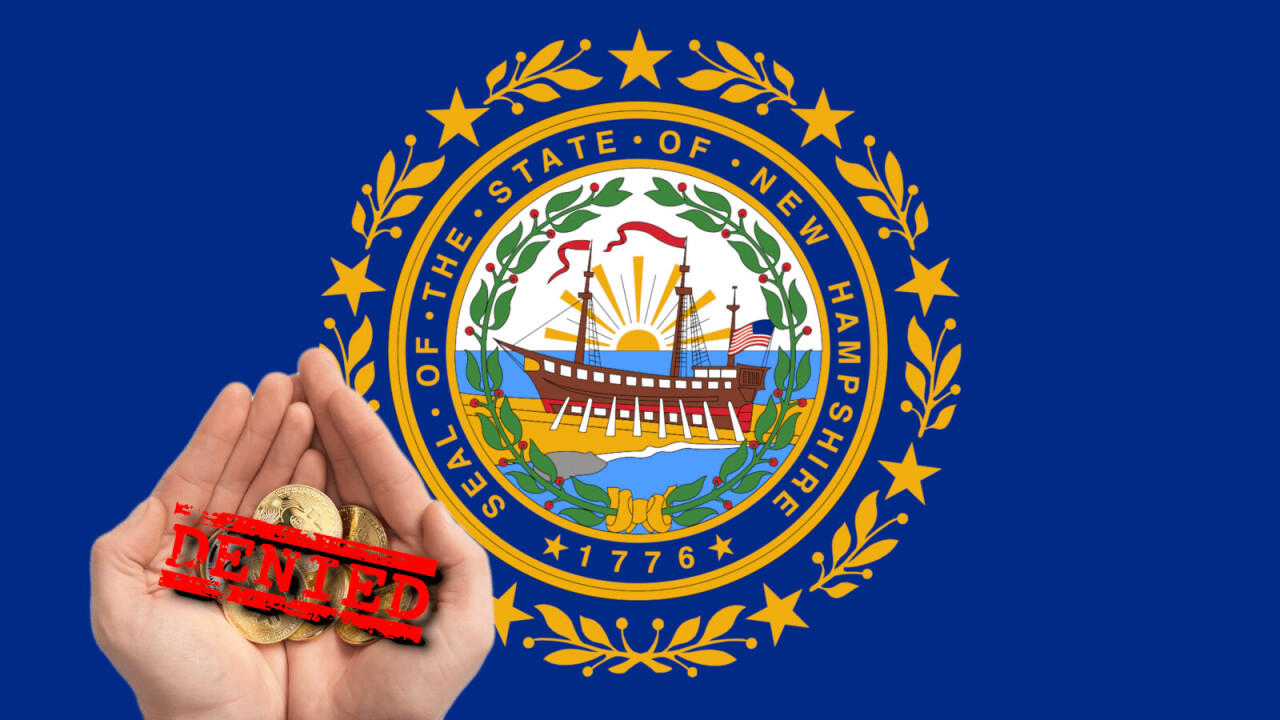 New Hampshire bill to allow taxes to be paid in Bitcoin falls short