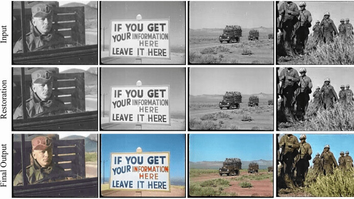 This AI model improves and colorizes old videos and the results are stunning